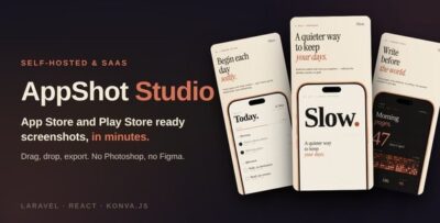 AppShot Studio - App Store & Play Store Screenshot Generator (SaaS + Self-Hosted)