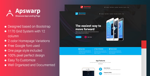 Appswarp App HTML Landing Page Appswarp App HTML Landing Page