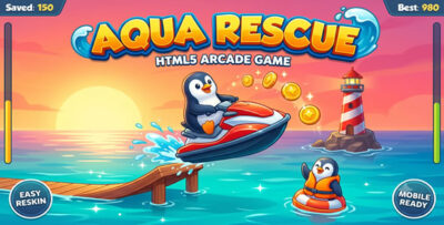Aqua Rescue (HTML5) Game