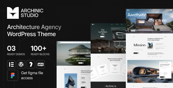 Archinic - Architecture and Interior Agency WordPress Theme Archinic - Architecture and Interior Agency WordPress Theme