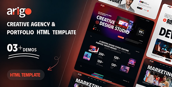 Arigo - Creative Agency & Portfolio HTML Template Arigo - Creative Agency & Portfolio HTML Template