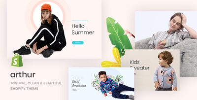 Arthur - Minimal, Clean & Beautiful Shopify Theme