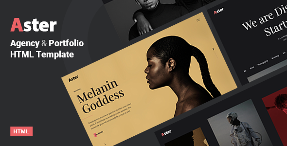 Aster - Creative Portfolio Agency Template Aster - Creative Portfolio Agency Template