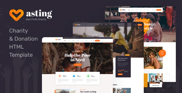 Asting - Charity & Donation HTML Template Asting - Charity & Donation HTML Template