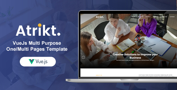 Atrikt | Bootstrap 4 Vuejs Multi Purpose One/Multi Pages Template Atrikt | Bootstrap 4 Vuejs Multi Purpose One/Multi Pages Template