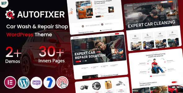 Autofixer - Car Wash & Repair Shop WordPress Theme Autofixer - Car Wash & Repair Shop WordPress Theme