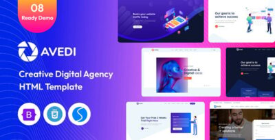 Avedi - Creative Digital Agency HTML Template