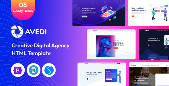 Avedi - Creative Digital Agency HTML Template Avedi - Creative Digital Agency HTML Template