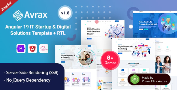 Avrax - Technology Services & IT Company Angular 19 Template Avrax - Technology Services & IT Company Angular 19 Template