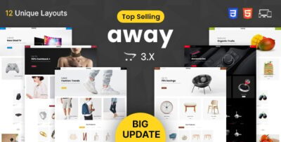 Away - Multipurpose Responsive Opencart 3.x Theme