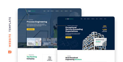 Axial - Construction Company Website Template