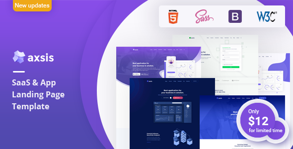 axsis - SaaS & App Landing Page Template axsis - SaaS & App Landing Page Template