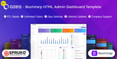 Azea - Bootstrap Admin Panel HTML Template