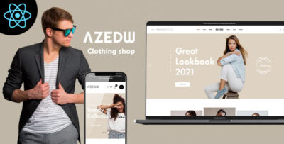 Azedw - React Clothing eCommerce Template
