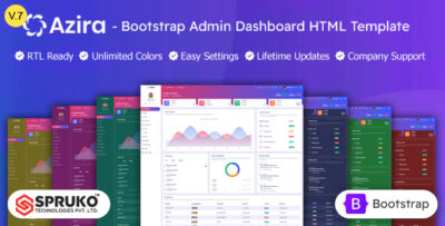Azira - Bootstrap Admin Dashboard HTML Template