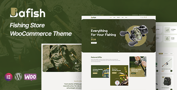 Bafish - Fishing Store WooCommerce Theme Bafish - Fishing Store WooCommerce Theme