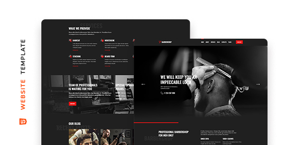 Barbercrop – Hairdressing Website Template Barbercrop – Hairdressing Website Template