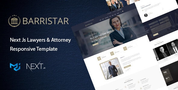 Barristar - Next Js Attorney Template Barristar - Next Js Attorney Template