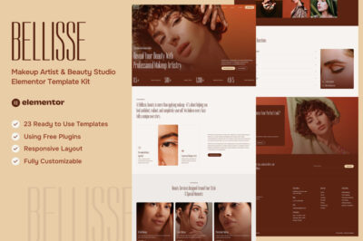 Bellisse - Makeup Artist & Beauty Studio Elementor Template Kit