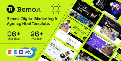 Bemox - Digital Marketing & Agency HTML Template