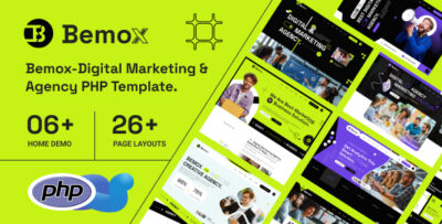 Bemox - Digital Marketing & Agency PHP Template