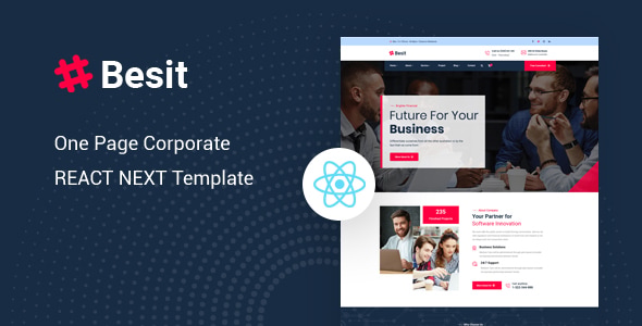 Besit - React Next Corporate Page Template Besit - React Next Corporate Page Template