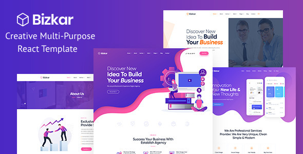 Bizkar - Creative Multi-Purpose React Template Bizkar - Creative Multi-Purpose React Template