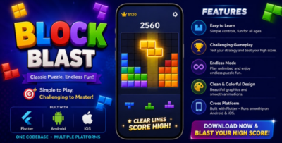 Block Blast | Flutter Puzzle Mobile Game
