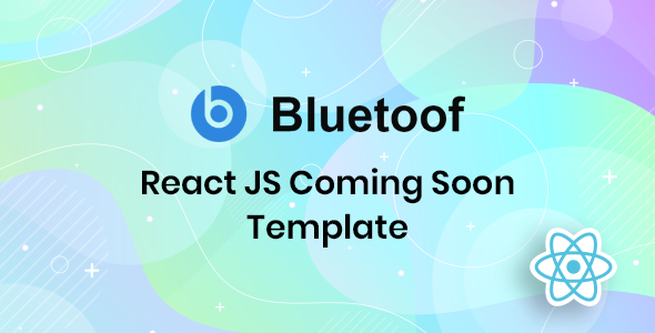Bluetoof - React JS Coming Soon Template Bluetoof - React JS Coming Soon Template