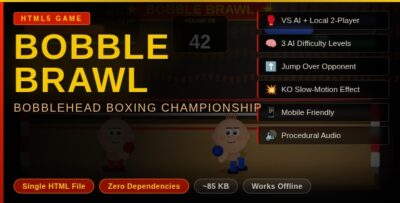 Bobble Brawl - HTML5 Boxing Game