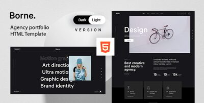 Borne - Agency portfolio Bootstrap 5 Template