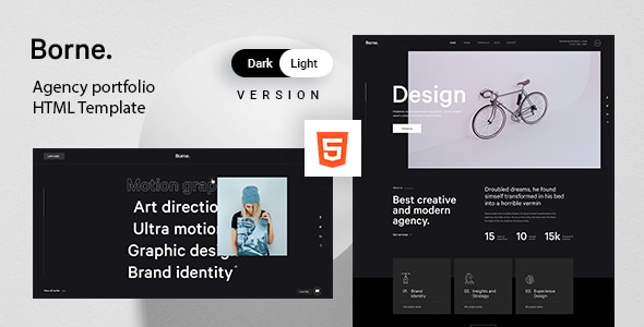 Borne - Agency portfolio Bootstrap 5 Template Borne - Agency portfolio Bootstrap 5 Template