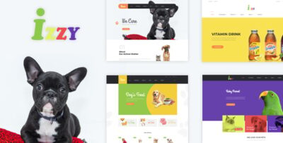 Bos Izzy - Veterinary Clinic & Pet Shop PrestaShop Theme