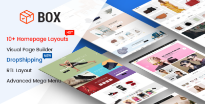 Box - The Clean, Minimal & Multipurpose Shopify Theme with Sections (10+ HomePages)