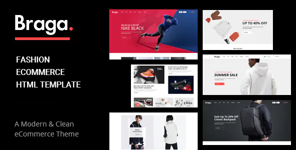 Braga - Fashion Minimal Website Template using Bootstrap 5 Braga - Fashion Minimal Website Template using Bootstrap 5