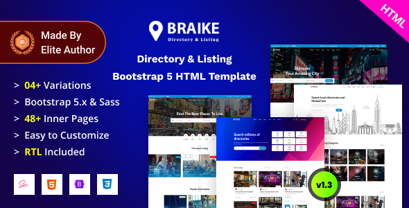 Braike - Directory & Listing Bootstrap 5 Template Braike - Directory & Listing Bootstrap 5 Template