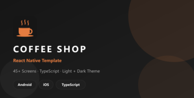 BrewMate - Coffee Shop & Ordering App UI Kit | React Native Template