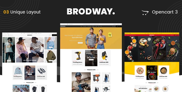 Brodway - Multipurpose OpenCart 3 Theme Brodway - Multipurpose OpenCart 3 Theme