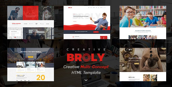 Broly - Creative Multi-Concept HTML Template Broly - Creative Multi-Concept HTML Template