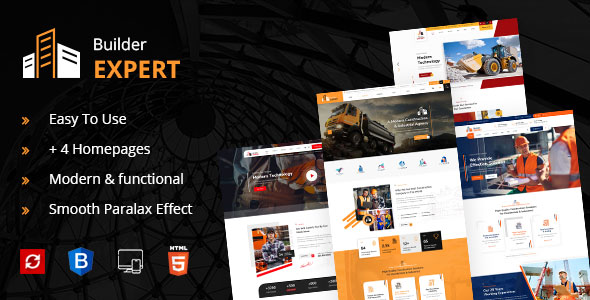 Builder Expert - Construction and Architecture HTML Template Builder Expert - Construction and Architecture HTML Template