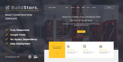 BuildStars - React Construction Template