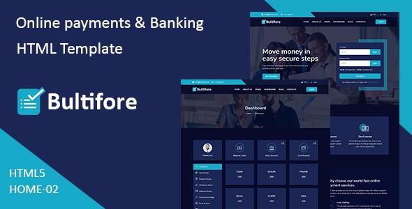Bultifore - Online Payment & Banking HTML Template Bultifore - Online Payment & Banking HTML Template
