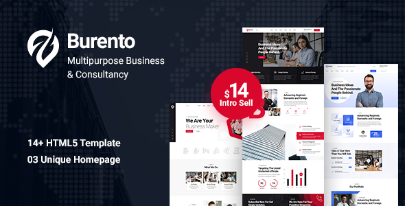 Burento - MultiPurpose Business HTML5 Template Burento - MultiPurpose Business HTML5 Template