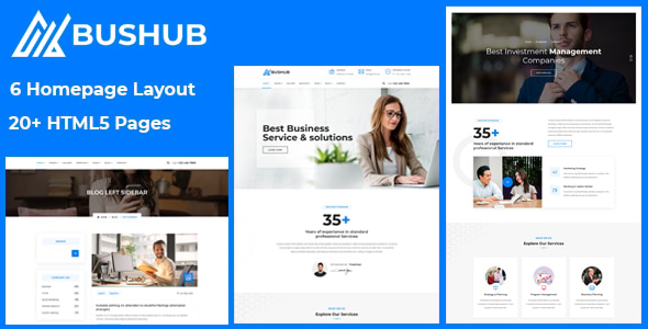 Bushub - Multipurpose Consulting & Business Template Bushub - Multipurpose Consulting & Business Template