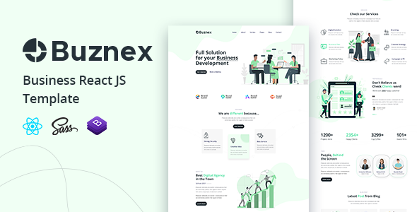 Buznex - Business React JS Template Buznex - Business React JS Template