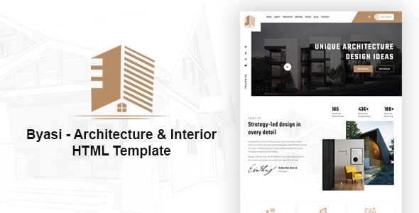 Byasi - Architecture and Interior HTML Template Byasi - Architecture and Interior HTML Template