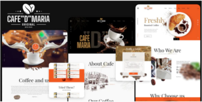 Café "D" Maria - Restaurant Template