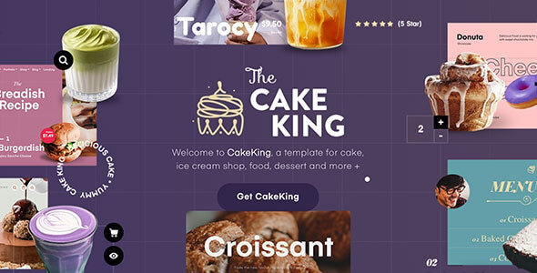 Cake King - Multipurpose Cake Responsive Template Cake King - Multipurpose Cake Responsive Template