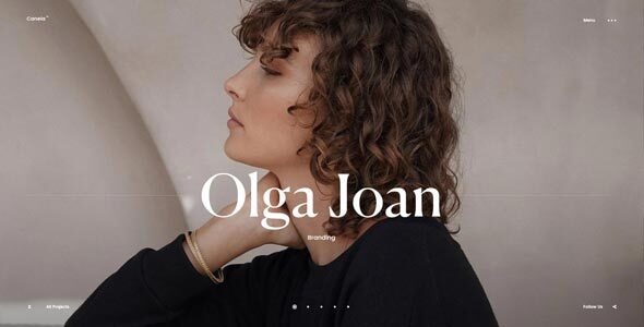 Canela - Creative HTML Ajax Portfolio Showcase Slider Template Canela - Creative HTML Ajax Portfolio Showcase Slider Template