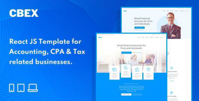 CBEX - Responsive Finance React JS Template